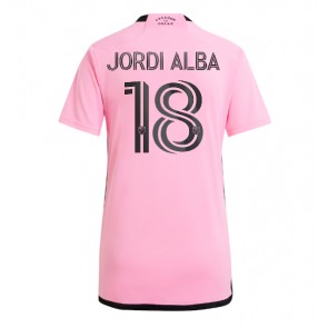 Inter Miami Jordi Alba #18 Domaci Dres za Ženska 2024-25 Kratak Rukavima